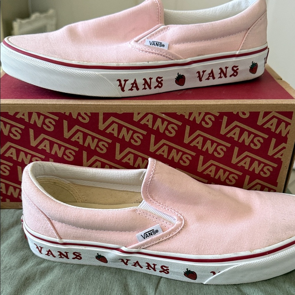 Vans Blush Pink Slip-On Shoes